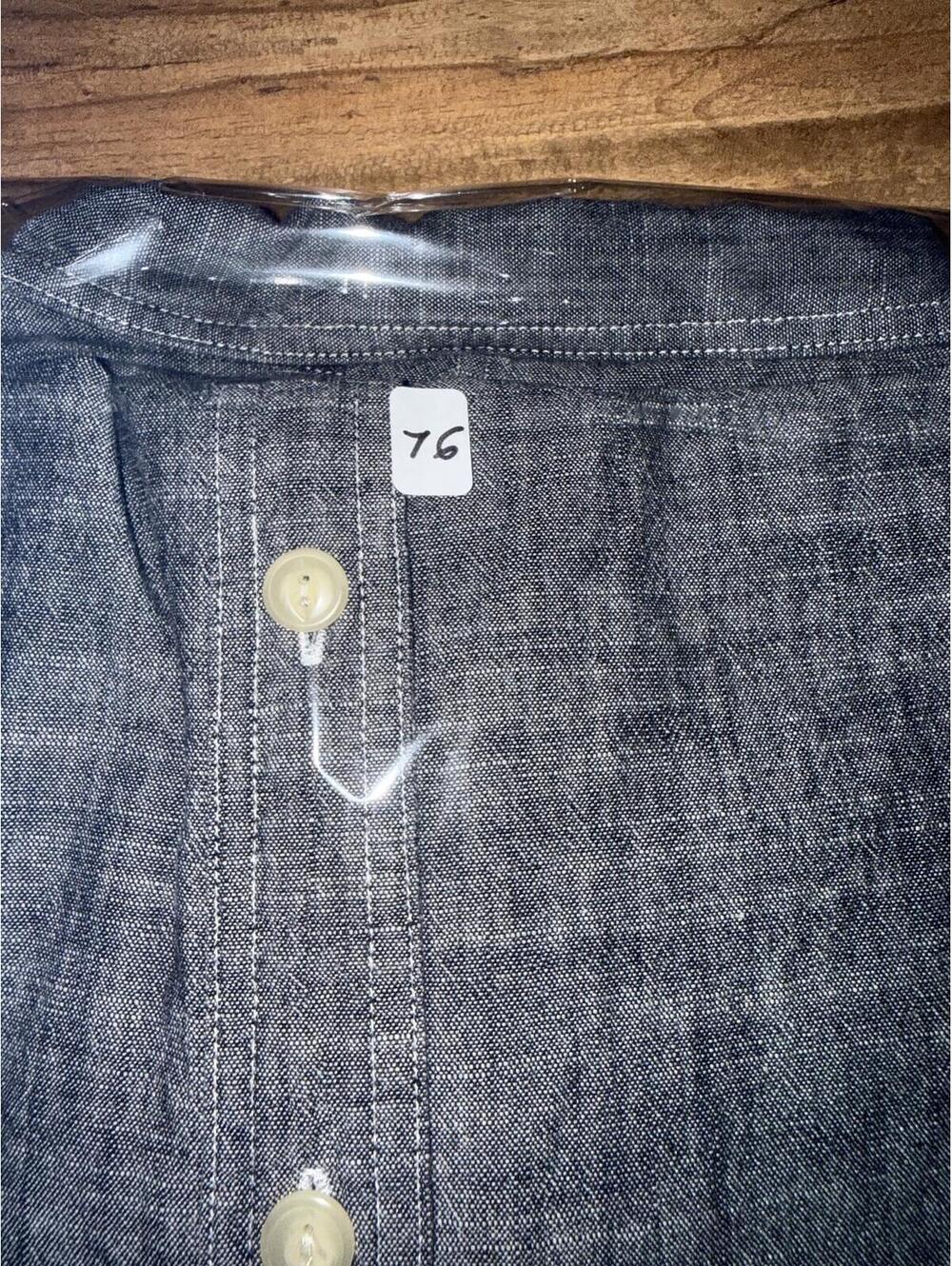J.Crew Men's Medium Chambray Button Down Shirt Long Sleeve - Picture 6 of 6